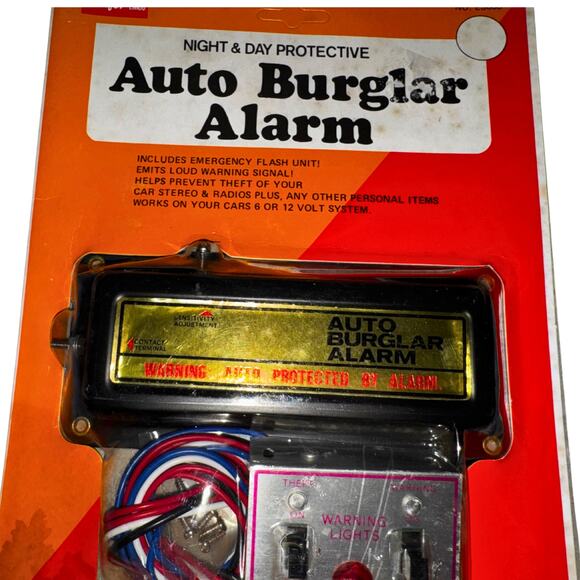 Vintage Safer-EMCO Auto Burglar Alarm NOS | 1970s Car Accessory - Picture 2 of 10